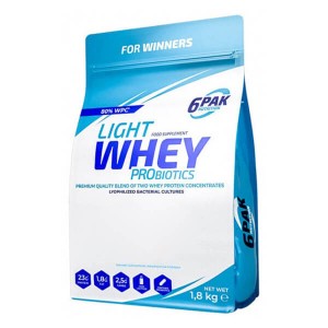 Протеин 6PAK Nutrition Light Whey Probiotic 1.8 кг Тропик