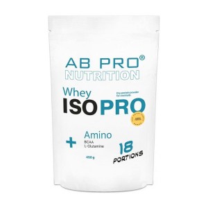 AB Pro ISO PRO Whey+ Amino 450 г Ваніль AB Pro ISO PRO Whey+ Amino 450 г Ваніль