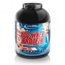 Протеин IronMaxx 100% Whey Protein 2.35 кг Клубника ваниль