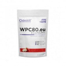 Протеин OstroVit ECONOMY WPC80.eu 700 г Клубника с бананом