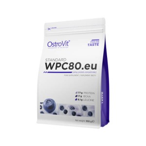 Протеин OstroVit STANDARD WPC80.eu 900 г Черника