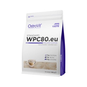 Протеин OstroVit STANDARD WPC80.eu 900 г Капучино