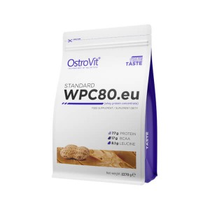 Протеїн OstroVit STANDARD WPC80.eu 2.27 кг Арахісове масло