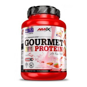 Протеин Amix Nutrition Gourmet Protein 1 кг Клубника белый шоколад