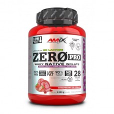 Протеин Amix Nutrition ZeroPro Whey Native Isolate 1 кг Клубничное мороженое
