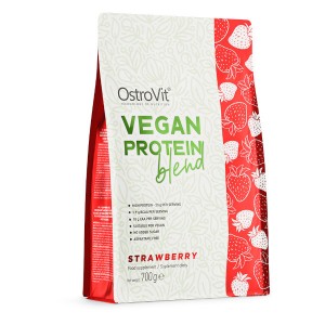 Протеїн OstroVit Vegan Protein Blend 700 г Полуниця