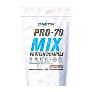 Протеин Vansiton Pro-70 Mix 450 г Капучино