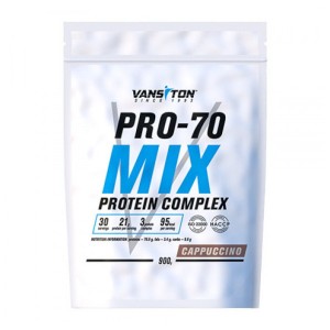 Протеїн Vansiton Pro-70 Mix 900 г Капучіно