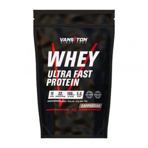 Протеин Vansiton Whey Ultra Fast Protein 450 г Капучино