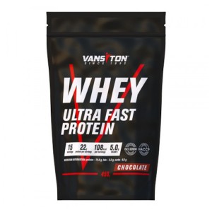 Протеин Vansiton Whey Ultra Fast Protein 450 г Шоколад Протеин Vansiton Whey Ultra Fast Protein 450 г Шоколад
