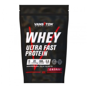 Протеин Vansiton Whey Ultra Fast Protein 450 г Вишня