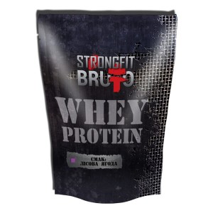 Протеїн Strong Fit Bruto Whey Protein 909 г Лісова ягода