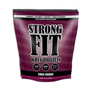 Протеин Strong Fit Whey Protein 909 г Вишня