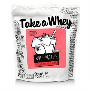 Протеїн Take-a-Whey Blend 907 г Полуничний молочний коктейль