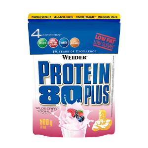 Протеин Weider Protein 80 Plus 500 г Лесная ягода