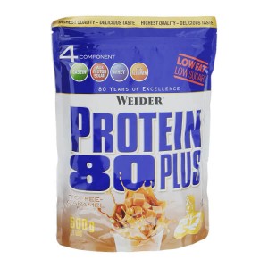 Протеин Weider Protein 80 Plus 500 г Тоффи карамель
