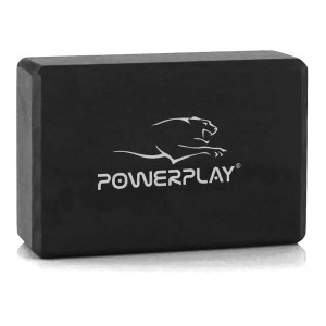 Цегла для йоги PowerPlay 4006 Yoga Brick EVA, Black Чорна