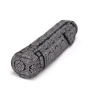 Чохол для йога мата Bodhi Asana 80 Cotton Bandhani, black/white (чорний/білий)