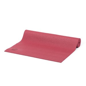 Коврик для йоги Bodhi Asana, 183 x 60 cm, 4.5 mm, PVC burgundy (бордовый)
