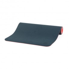 Килимок для йоги Bodhi FLOW, 183 x 60 cm, 5 mm, TPE dark blue/orange (темно-синій/оранжевий)