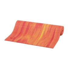 Килимок для йоги Bodhi Ganges, 183 x 60 cm, 6 mm, PVC red/orange (червоний/оранжевий)