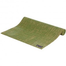 Килимок для йоги Bodhi Jute Pro, 183 x 60 cm, 4 mm, JUTE/PER olive green (оливковий)