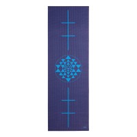 Килимок для йоги Bodhi Leela Yantra, 183 x 60 cm, 4.5 mm, PVC dark blue (темно-синій)
