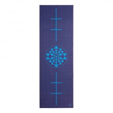Килимок для йоги Bodhi Leela Yantra, 183 x 60 cm, 4.5 mm, PVC dark blue (темно-синій)