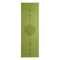 Коврик для йоги Bodhi Leela Yantra, 183 x 60 cm, 4.5 mm, PVC olive green (оливковый)