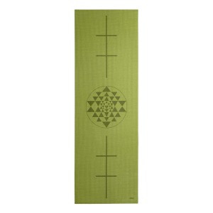 Коврик для йоги Bodhi Leela Yantra, 183 x 60 cm, 4.5 mm, PVC olive green (оливковый)