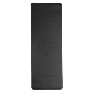 Коврик для йоги Bodhi PHOENIX Yantra, 185 x 66 cm, 4 mm, natural rubber + PU, black (черный) Коврик для йоги Bodhi PHOENIX Yantra, 185 x 66 cm, 4 mm, natural rubber + PU, black (черный)