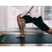 Килимок для йоги та фітнесу 4yourhealth Fitness Yoga Mat 0132, 180 x 61 cm, 10 mm, Black