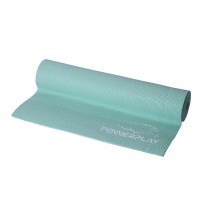 Коврик для йоги и фитнеса PowerPlay 4010, 173 x 61 cm, 6 mm, PVC Mint (мятный)