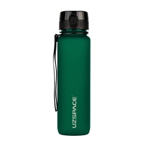Бутылка для воды Uzspace Colorful Frosted 1000 мл Green