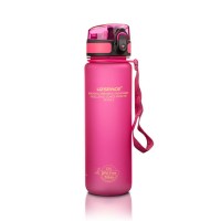 Пляшка для води Uzspace Colorful Frosted 500 мл Рожева