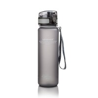 Пляшка для води Uzspace Colorful Frosted 500 мл Сіра