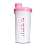 Шейкер Progress Nutrition 700 мл Білий/рожевий