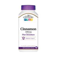21st Century Cinnamon Plus Chromium 2000 mg 120 вегакапсул