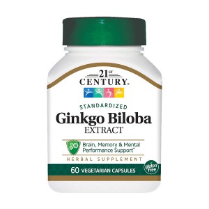 21st Century Ginkgo Biloba Extract 60 вегакапсул