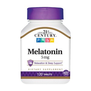 21st Century Melatonin 5 mg 120 таблеток 21st Century Melatonin 5 mg 120 таблеток