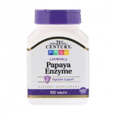 21st Century Papaya Enzyme 100 таблеток 21st Century Papaya Enzyme 100 таблеток