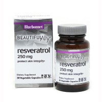 Bluebonnet Nutrition Beautiful Ally Resveratrol 250 mg 30 вегакапсул