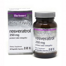 Bluebonnet Nutrition Beautiful Ally Resveratrol 250 mg 60 вегакапсул
