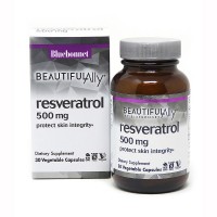 Bluebonnet Nutrition Beautiful Ally Resveratrol 500 mg 30 вегакапсул