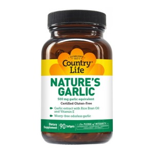 Country Life Nature’s Garlic 90 гелевых капсул