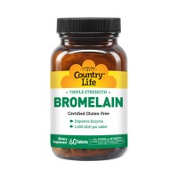 Country Life Triple Strength Bromelain 500 mg 60 таблеток