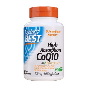 Doctor's Best High Absorption CoQ10 with BioPerine 100 mg 60 вегакапсул