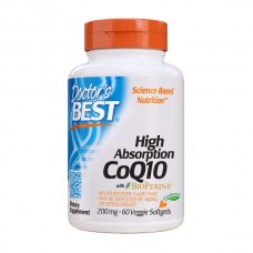 Doctor's Best High Absorption CoQ10 with BioPerine 200 mg 60 гелевых вегакапсул