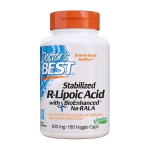 Doctor's Best Stabilized R-Lipoic Acid 100 mg 180 вегакапсул