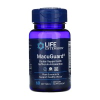 Life Extension MacuGuard Ocular Support with Saffron & Astaxanthin 60 капсул